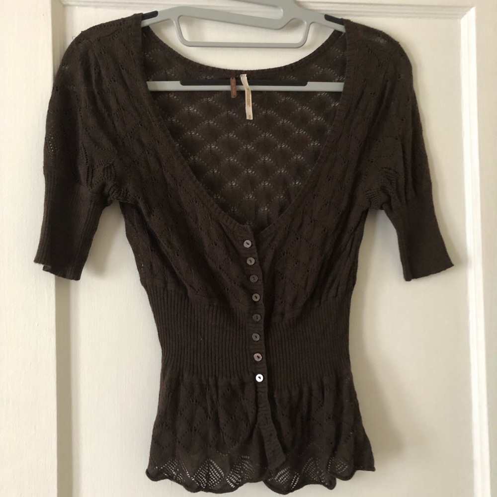 Free People-Lightweight, fine knitted,  sweater